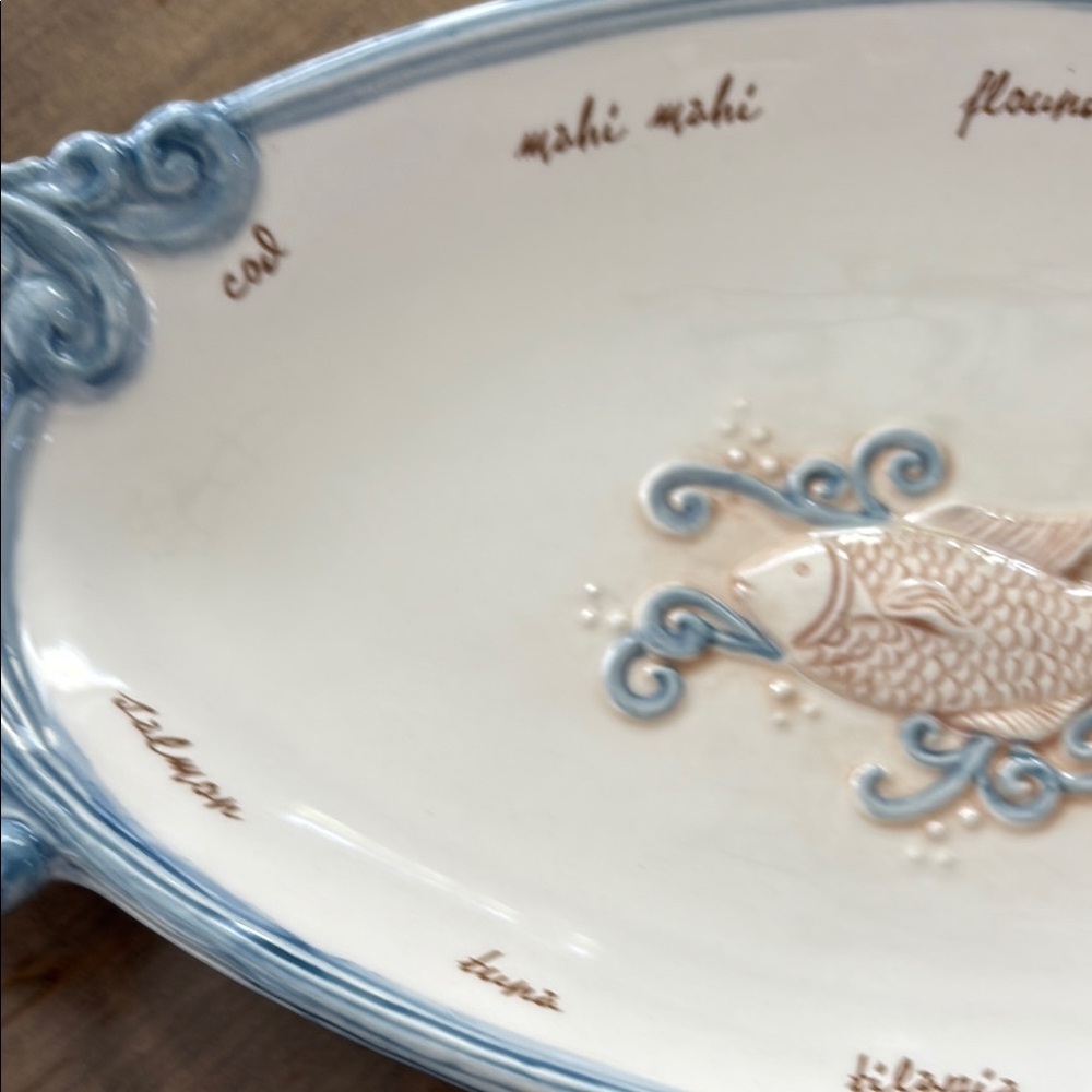 Ceramic Fish Platter - Picture 5 of 10